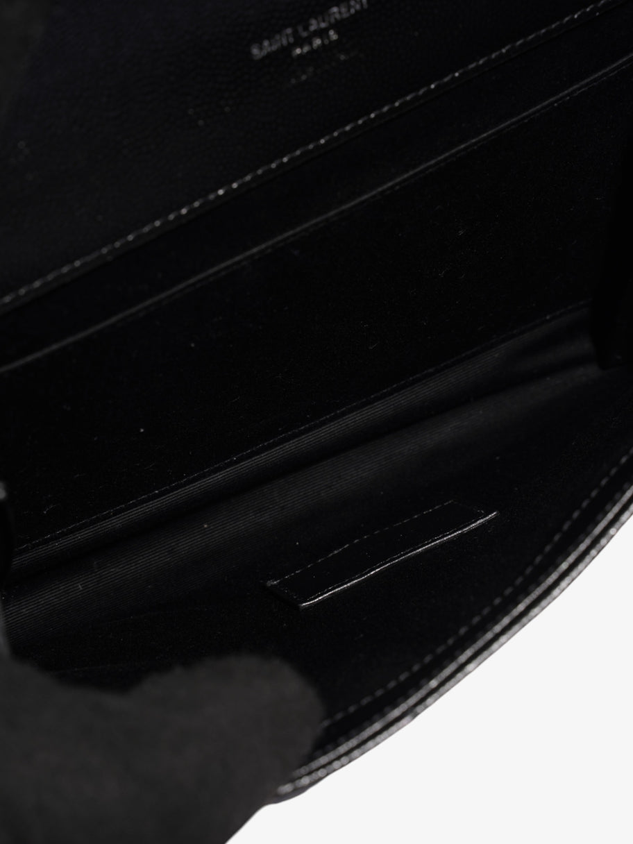 Saint Laurent Cassandre Clutch Black Matelasse Leather Image 8