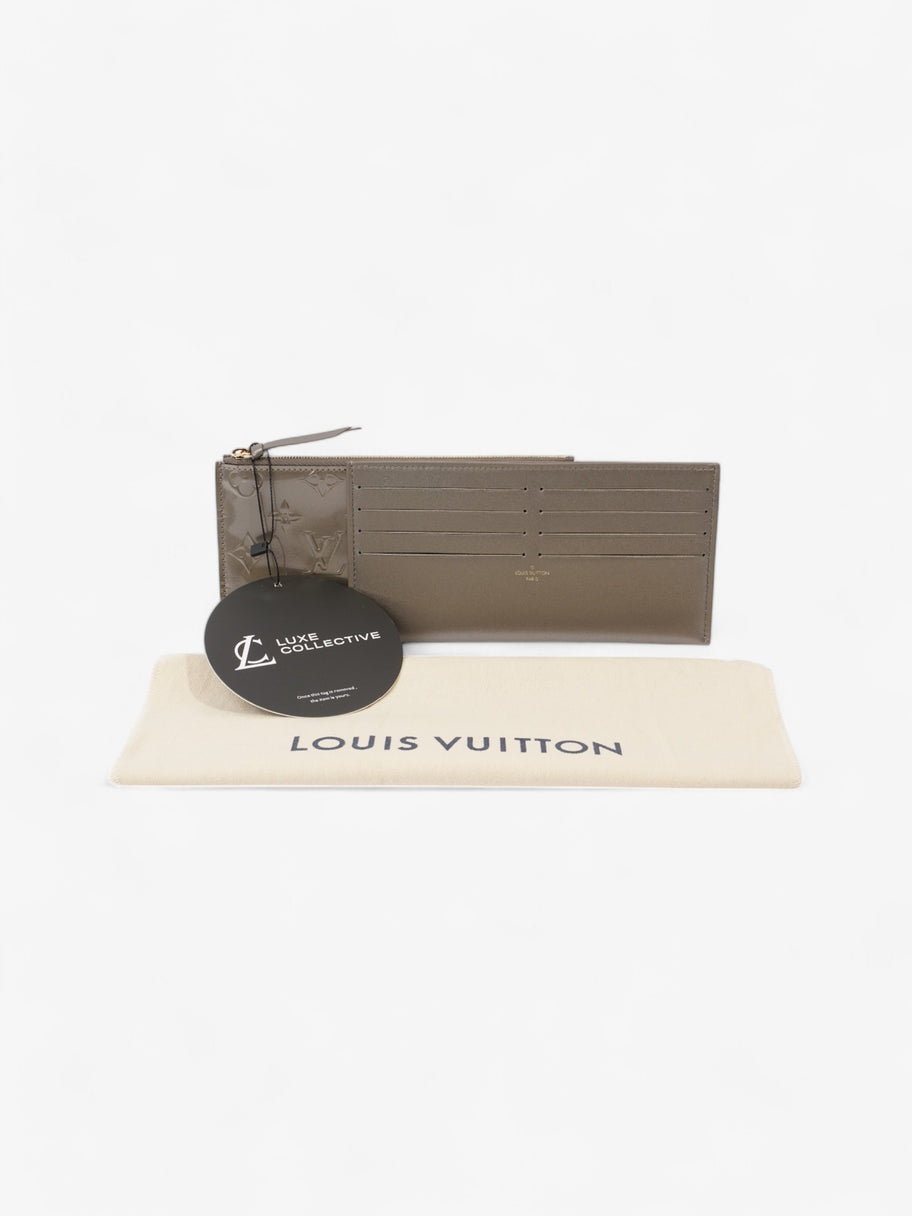 Louis Vuitton Pochette Felicie inserts Grey Vernis Leather Image 9