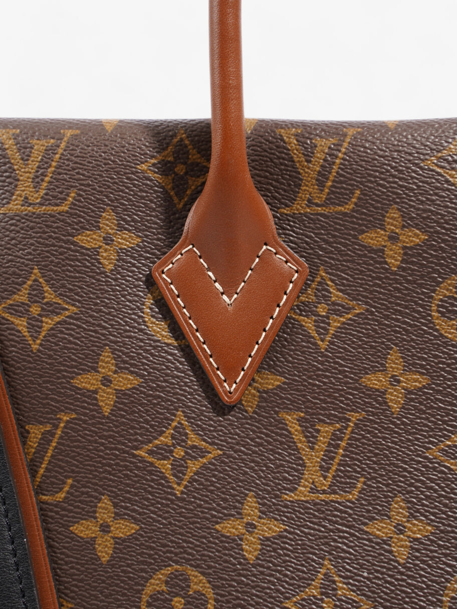 Louis Vuitton W Tote Monogram / Black Coated Canvas PM Image 7