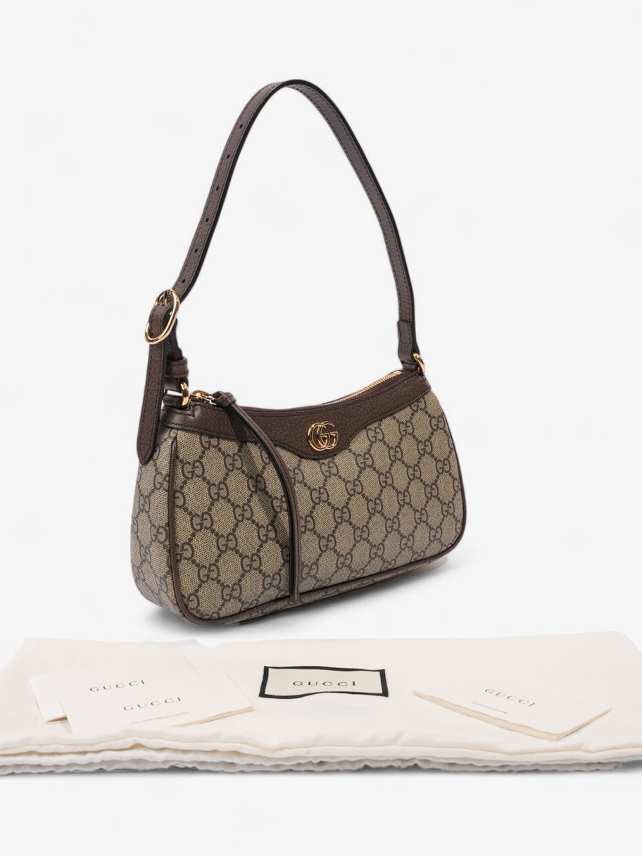 Gucci Ophidia Beige And Ebony GG Supreme Coated Canvas Small Image 9