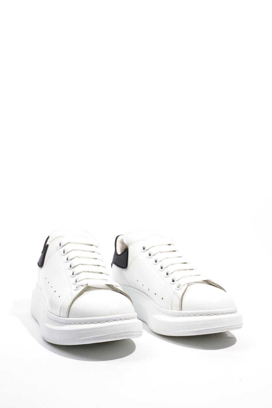 Oversized Sneaker White / Black Tab Leather EU 38 UK 5 Image 2