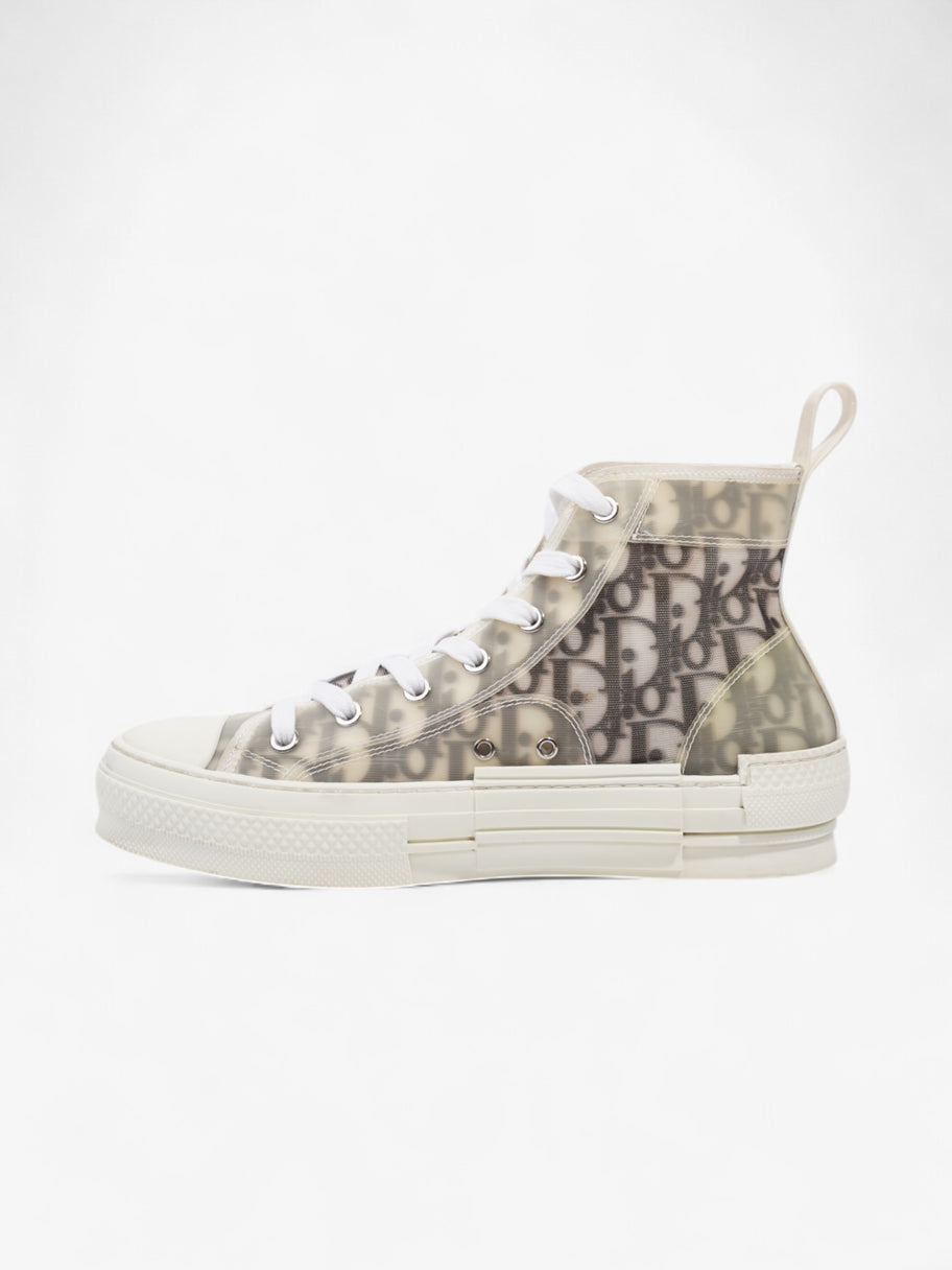 Christian Dior B23 High Top Light Grey Canvas EU 38 UK 5 Image 3