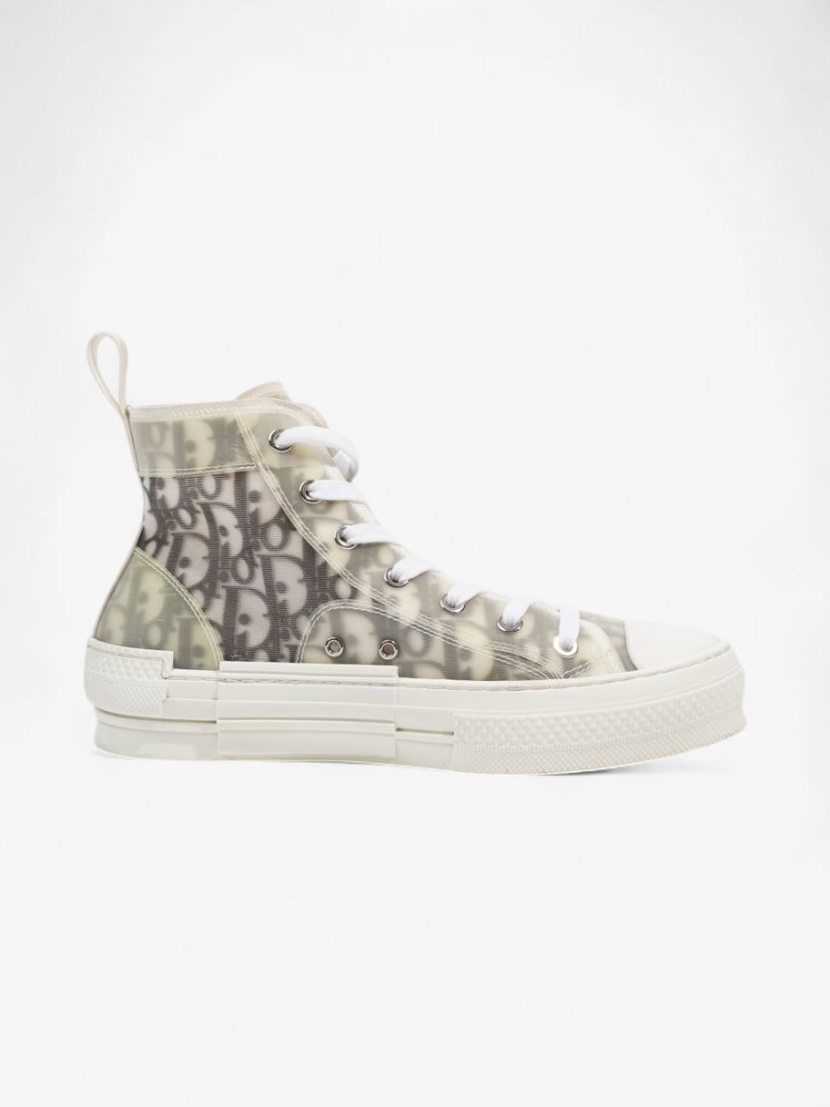 Christian Dior B23 High Top Light Grey Canvas EU 38 UK 5 Image 4