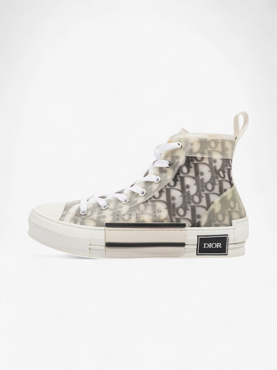 Christian Dior B23 High Top Light Grey Canvas EU 38 UK 5 Image 5