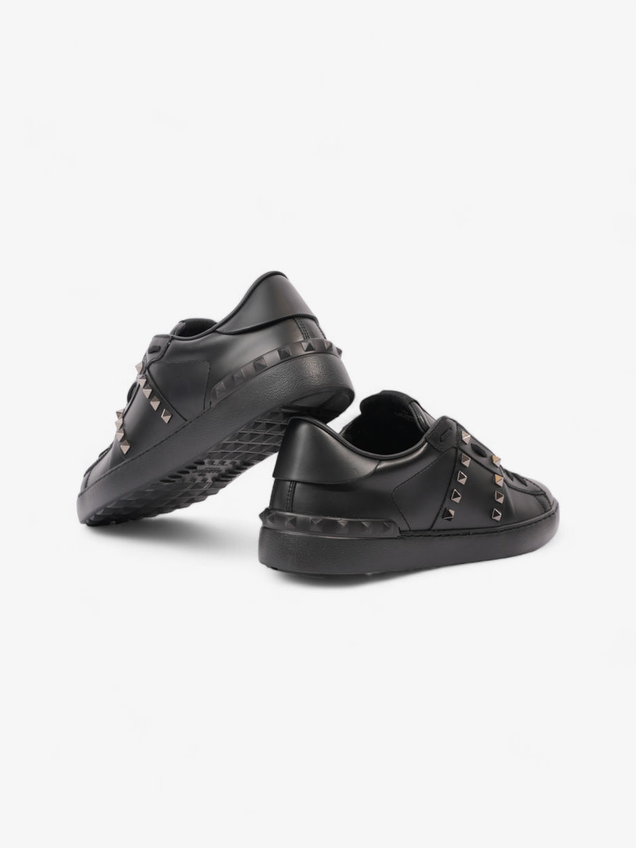 Valentino Rockstud Untitled Sneakers Black Leather EU 41 UK 7 Image 9