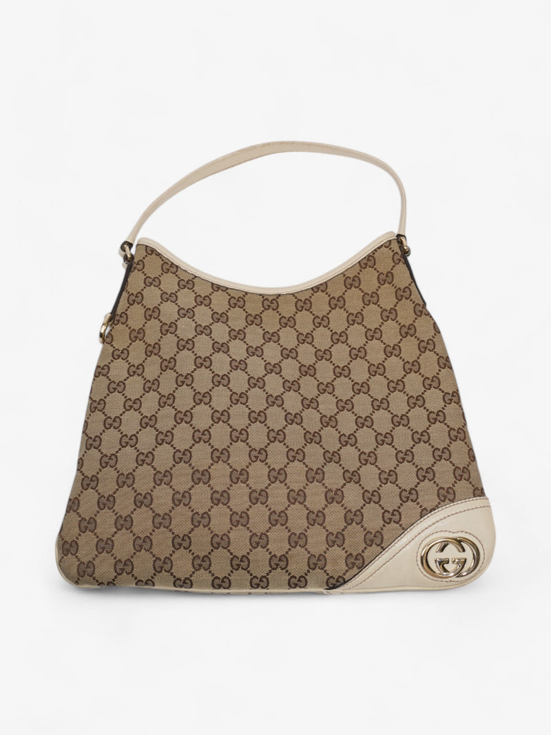  Gucci Shoulder Bag GG Supreme / Beige Canvas