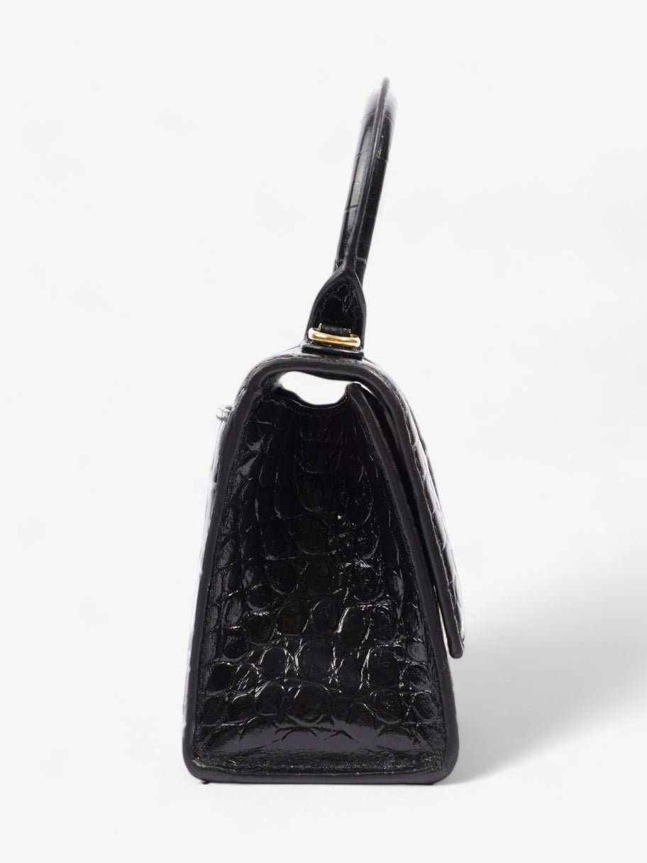 Hourglass XS Crocodile Black Leather Image 5