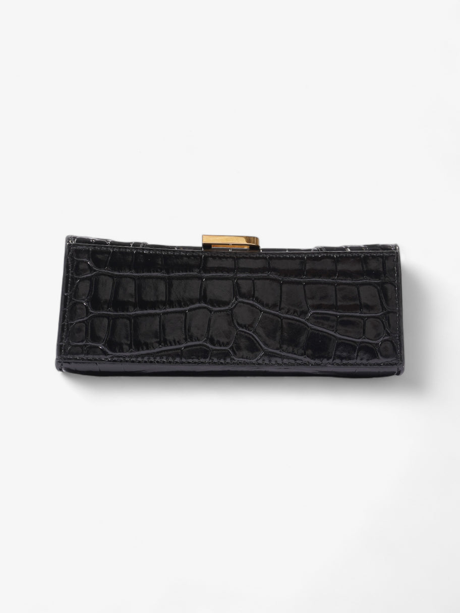 Hourglass XS Crocodile Black Leather Image 6