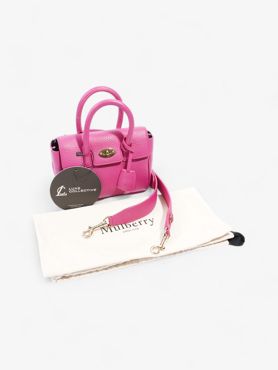 Mulberry Bayswater Pink Leather Mini Image 9