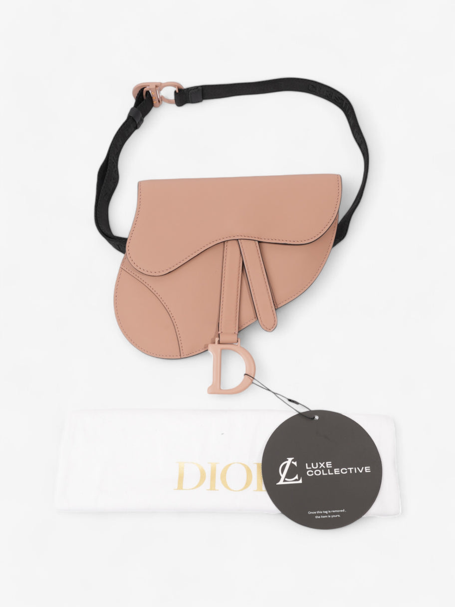 Christian Dior Saddle Belt Bag Nude Leather Image 10