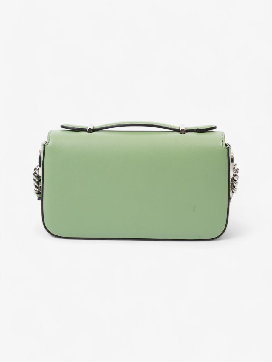 Gucci GG Shoulder Bag Light Green Leather Mini Image 14