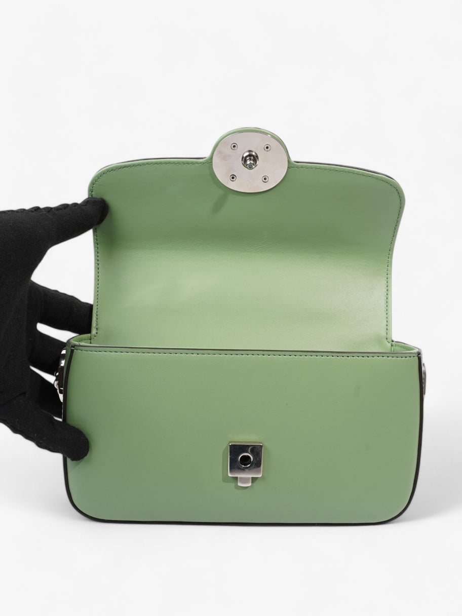 Gucci GG Shoulder Bag Light Green Leather Mini Image 8