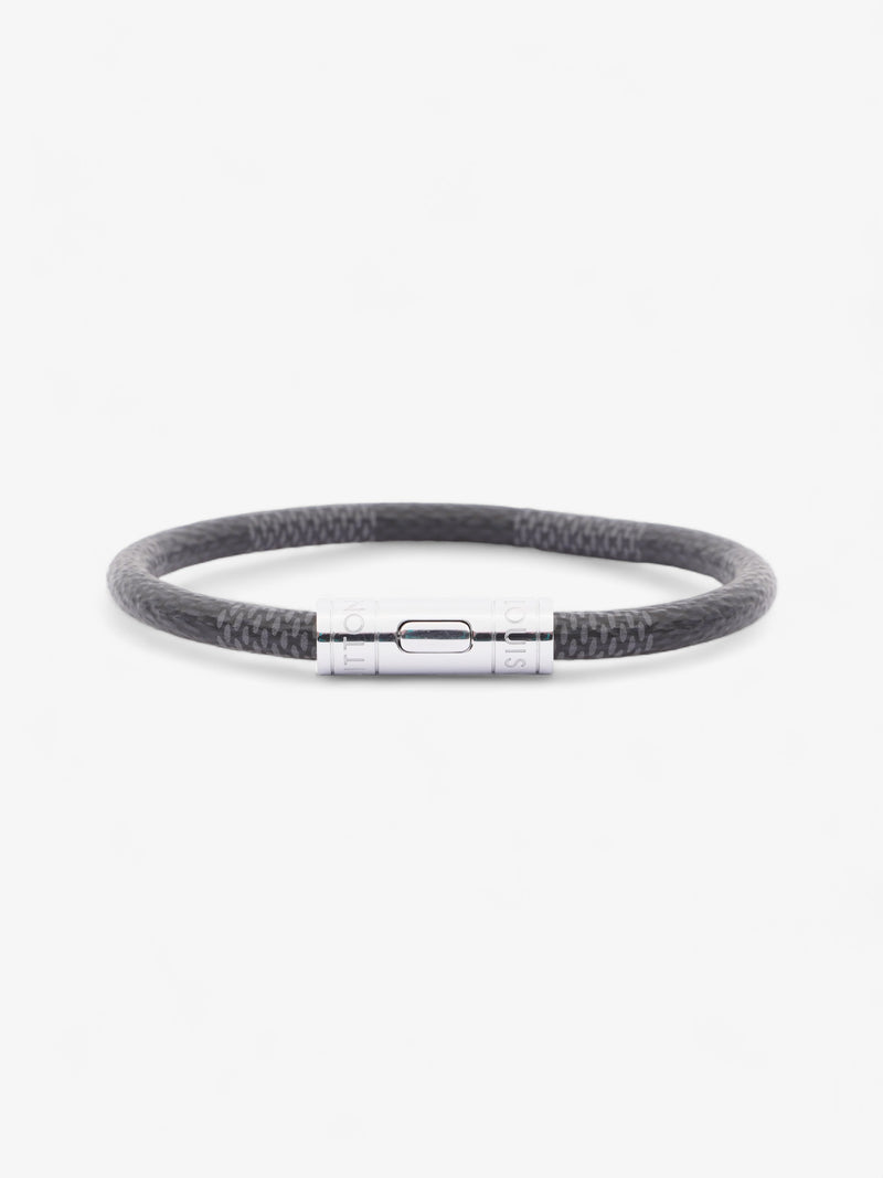  Louis Vuitton Keep It Bracelet Damier Graphite Coated Canvas 19