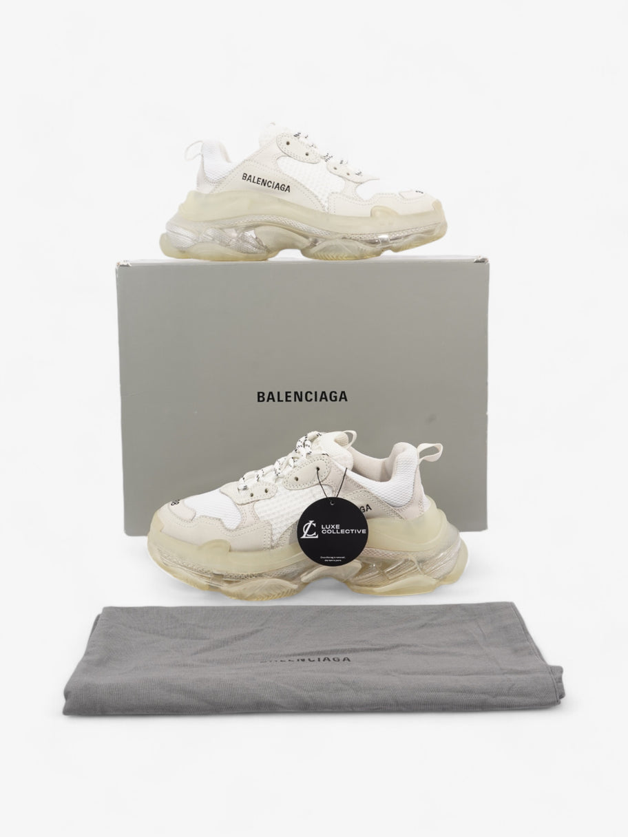 Balenciaga Triple S Clear Sole White  Mesh EU 38 UK 5 Image 10