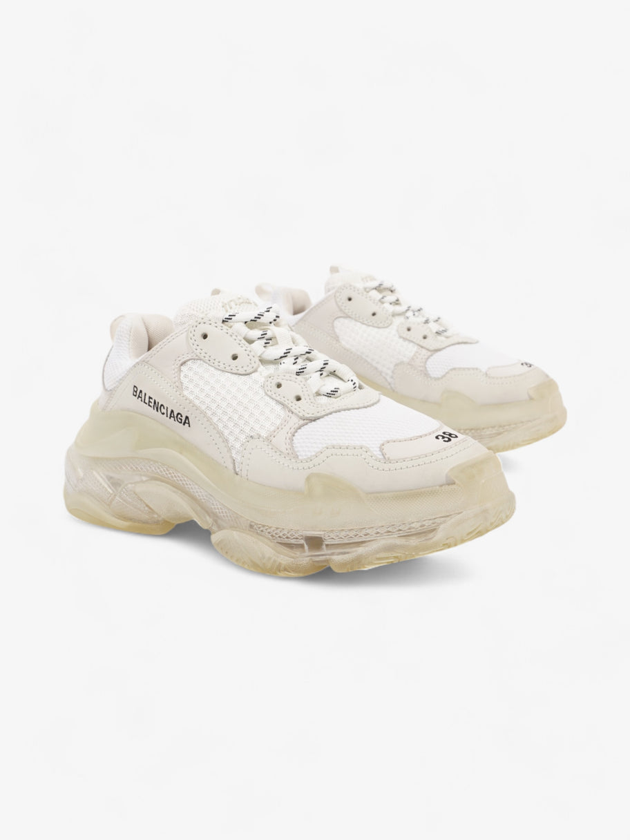 Balenciaga Triple S Clear Sole White  Mesh EU 38 UK 5 Image 2