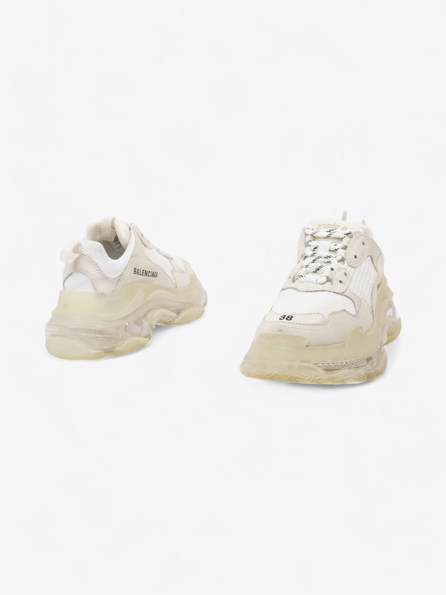 Balenciaga Triple S Clear Sole White  Mesh EU 38 UK 5 Image 9