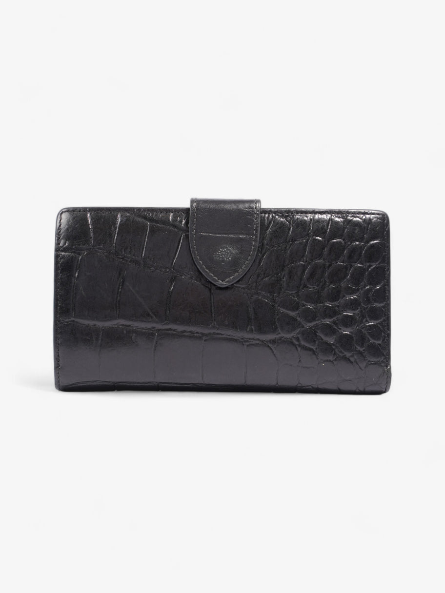 Mulberry Congo Wallet Black Embossed Leather Image 1