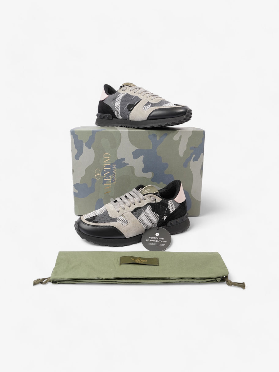 Valentino Rockstud Runners Grey / Rose / Black Mesh EU 36 UK 3 Image 10