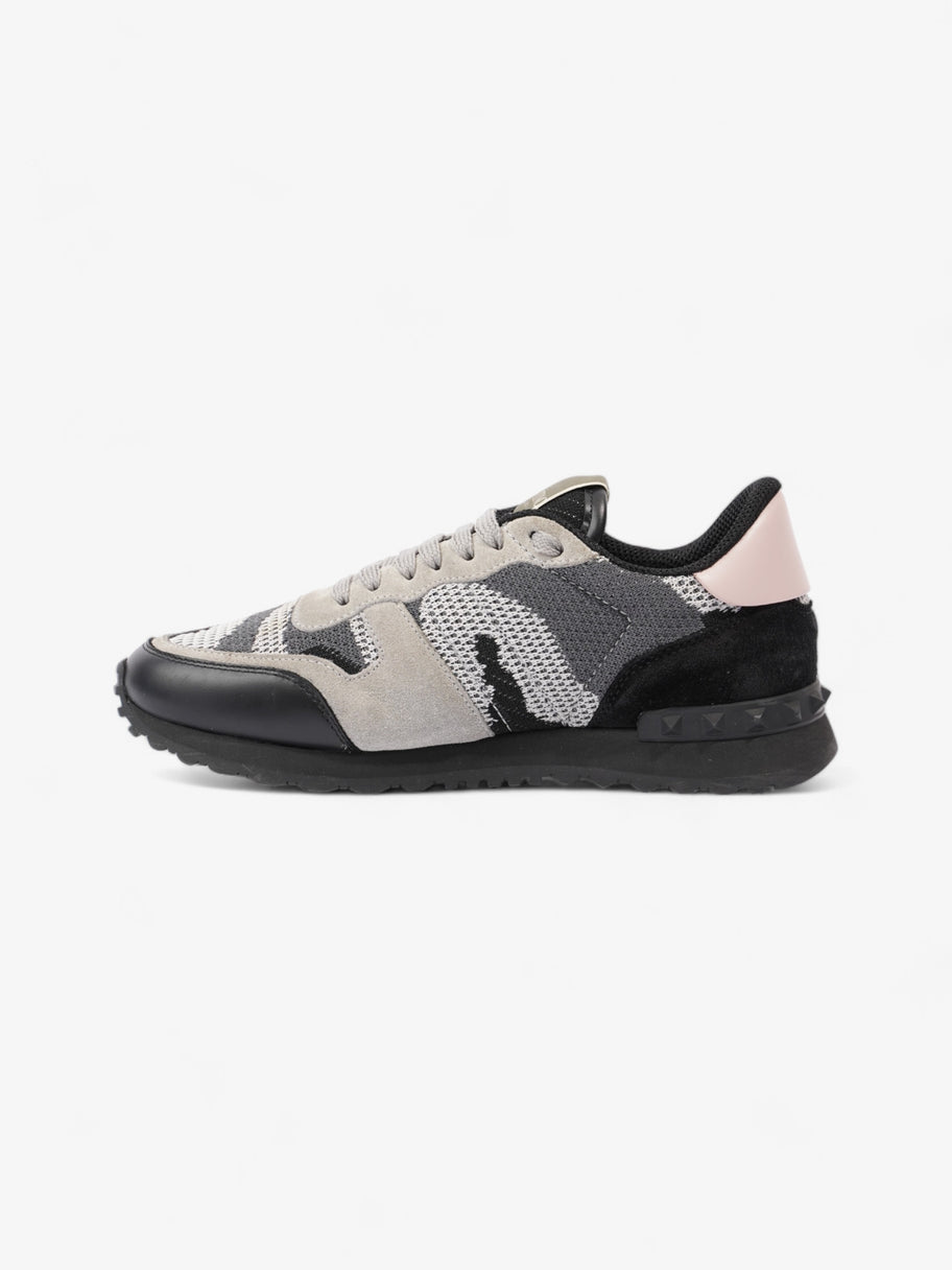 Valentino Rockstud Runners Grey Rose Black Mesh EU 36 UK 3 Luxe Collective