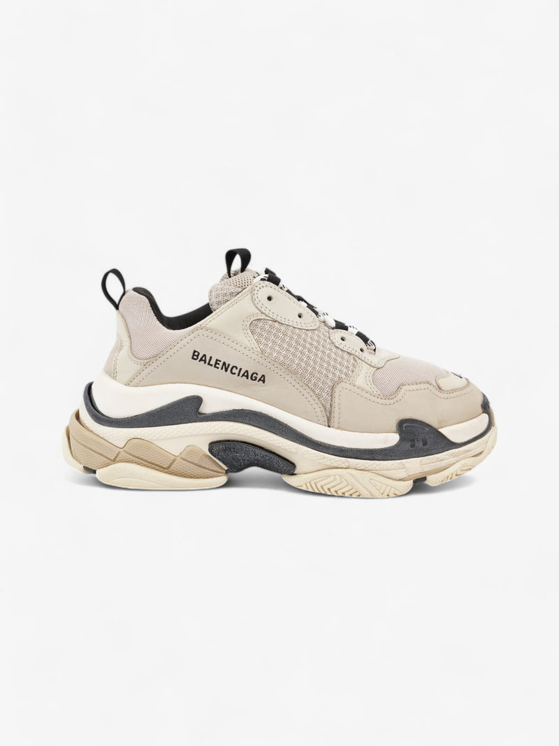  Balenciaga Triple S Beige  / Black Mesh EU 41 UK 8