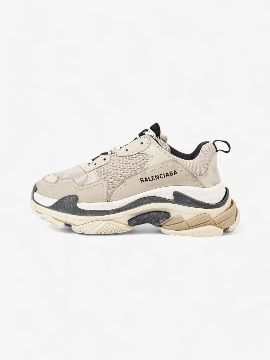 Balenciaga Triple S Beige  / Black Mesh EU 41 UK 8 Image 5