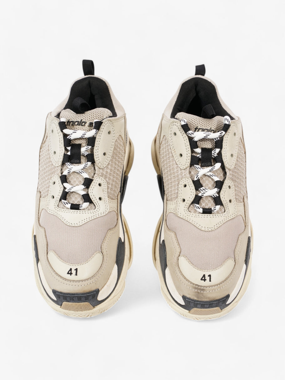 Balenciaga Triple S Beige  / Black Mesh EU 41 UK 8 Image 9