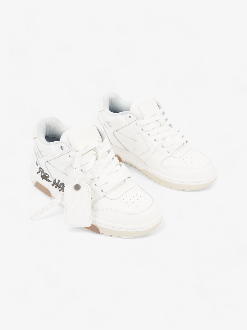  Off White 'For Walking' Out Of Office Sneakers White / Black Leather EU 36 UK 3