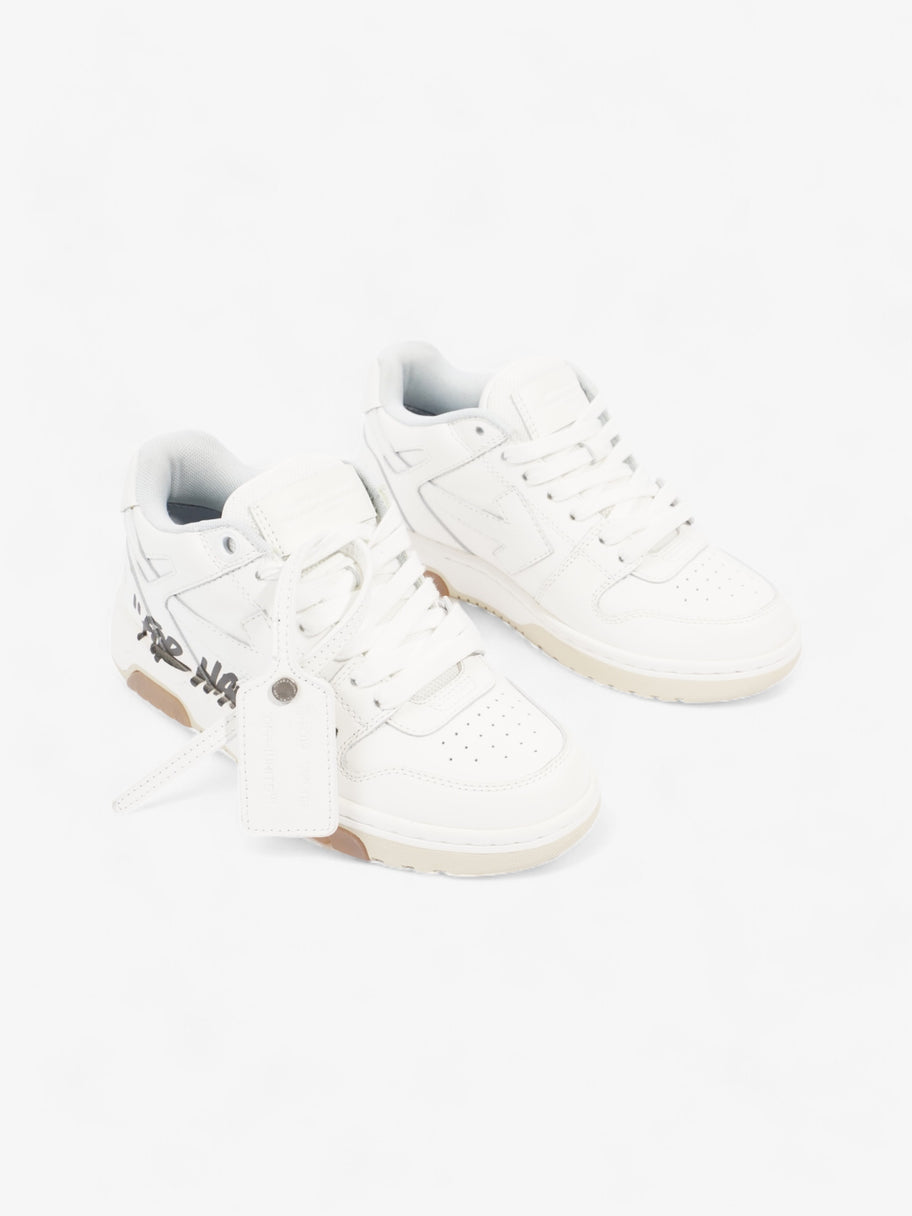 Off White 'For Walking' Out Of Office Sneakers White / Black Leather EU 36 UK 3 Image 2