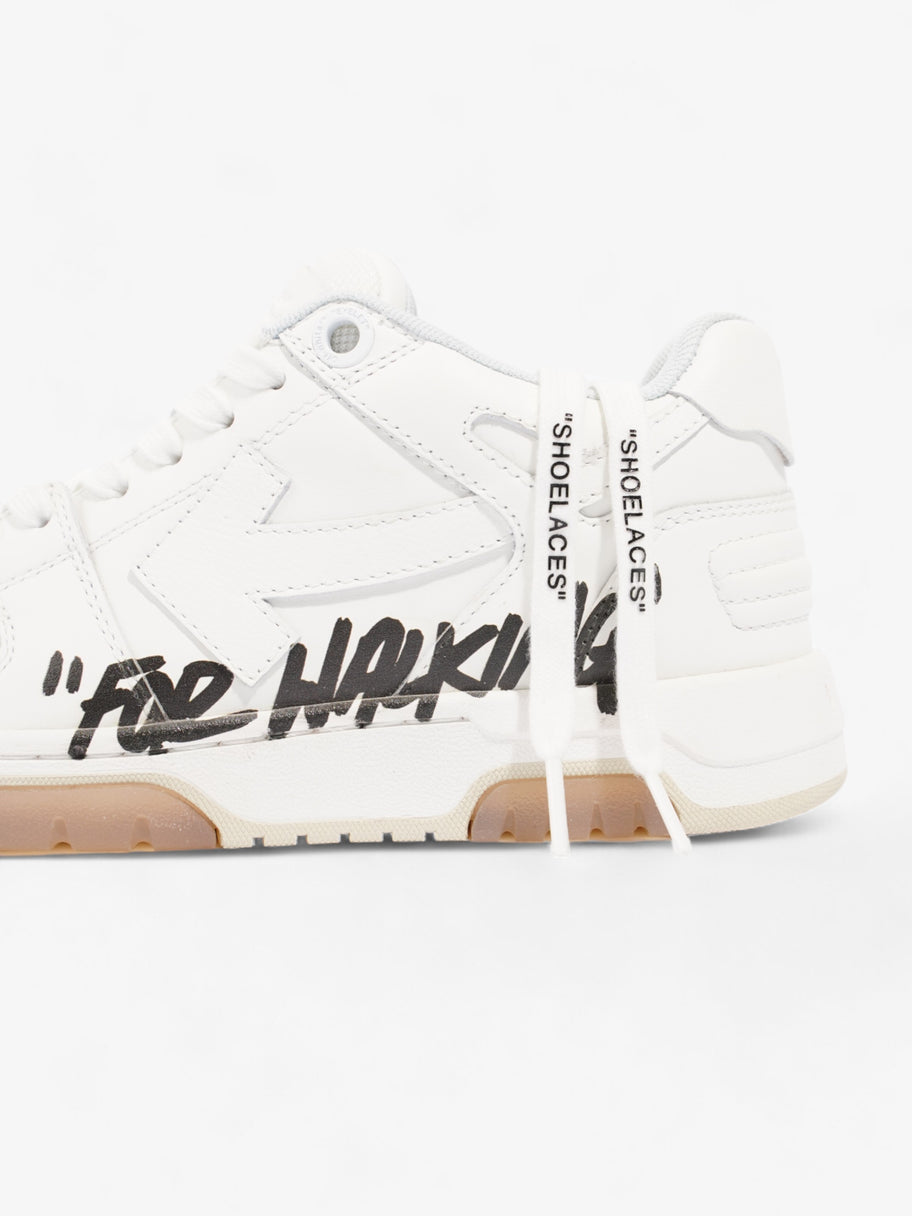 Off White 'For Walking' Out Of Office Sneakers White / Black Leather EU 36 UK 3 Image 9