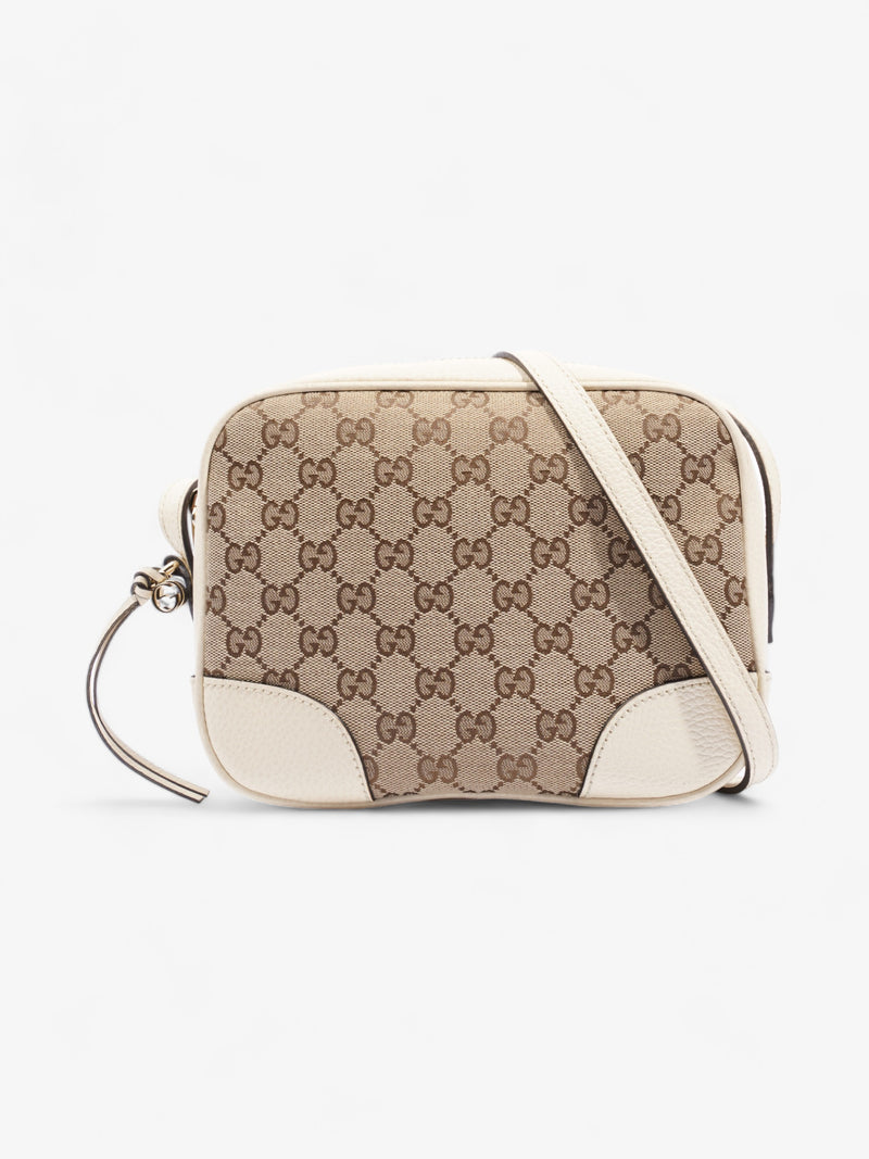  Gucci Bree Beige And Ebony GG Supreme Canvas