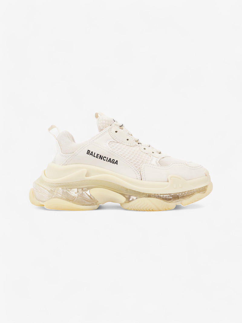  Balenciaga Triple S Clear Sole White  Mesh EU 38 UK 5