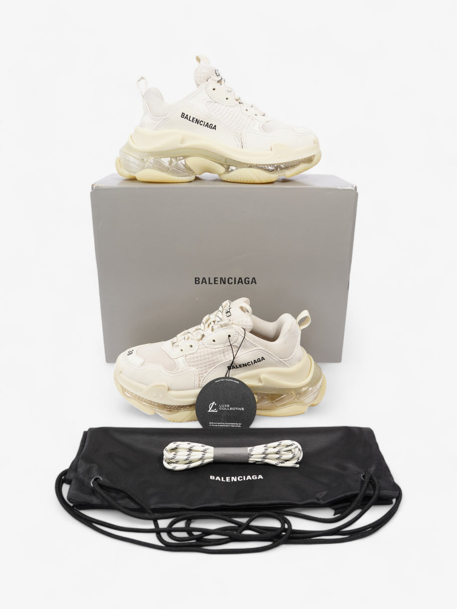 Balenciaga Triple S Clear Sole White  Mesh EU 38 UK 5 Image 11