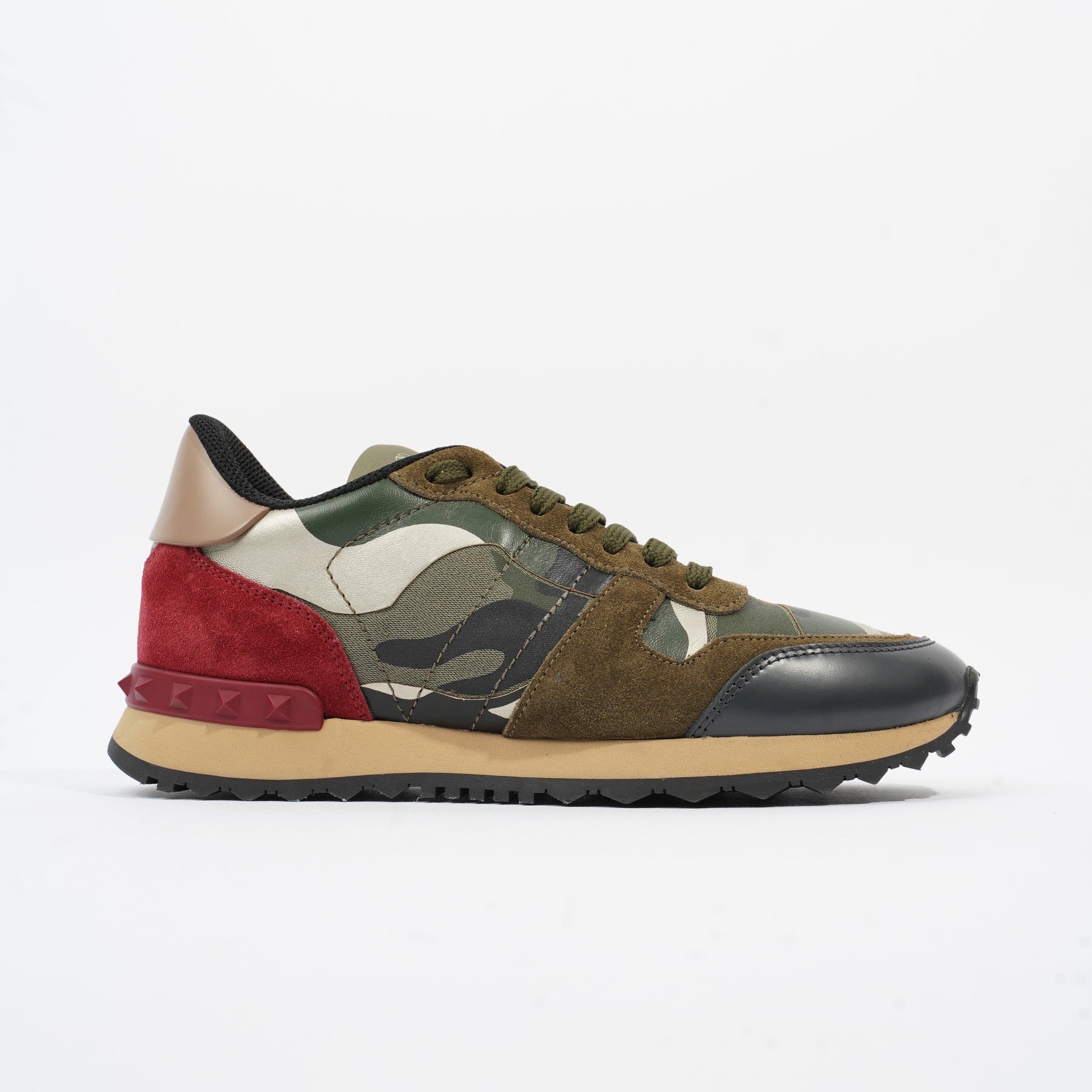 Valentino rockrunner pink khaki on sale camo