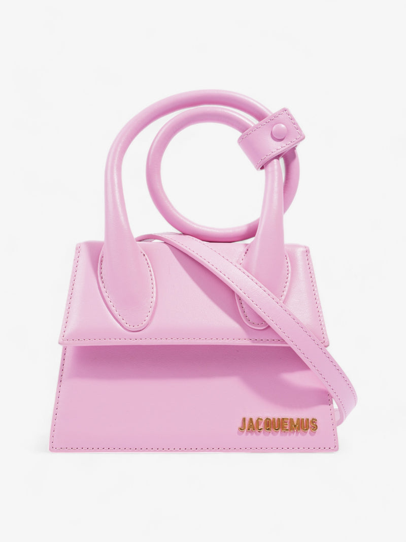  Jacquemus Le Chiquito Noeud Pink Leather