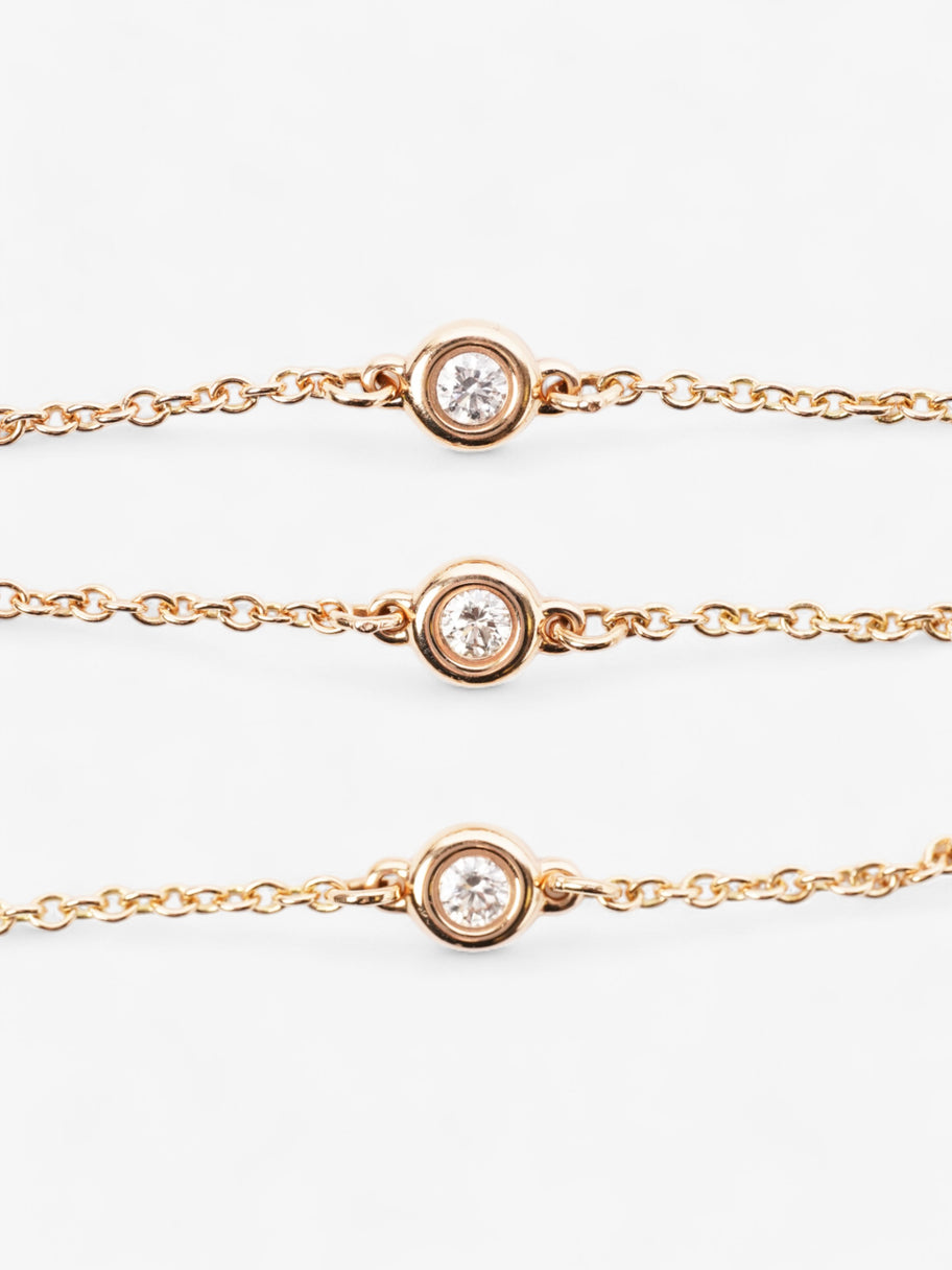 Tiffany and Co Elsa Peretti Diamonds by the Yard Bracelet White / Rose Gold Rose Gold Image 4