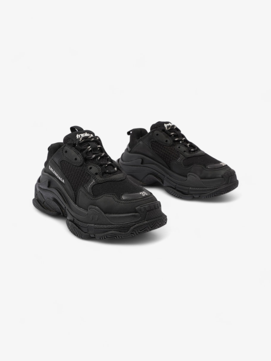 Balenciaga Triple S Black Mesh EU 38 UK 5 Image 2