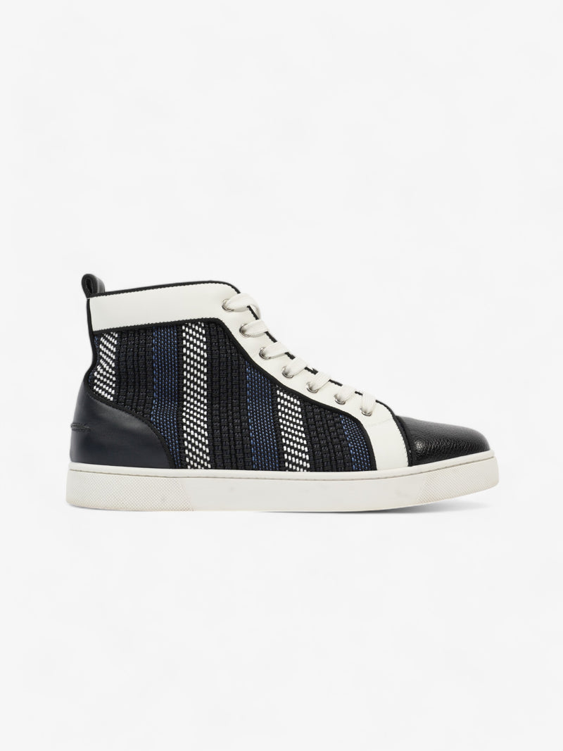  Junior High-tops Navy / White Calfskin Leather EU 43 UK 9