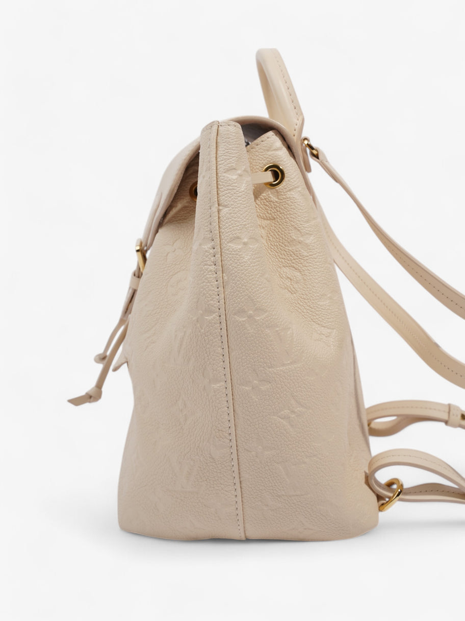 Louis Vuitton Montsouris Backpack Monogram Empreinte / Beige Empreinte Leather Image 3