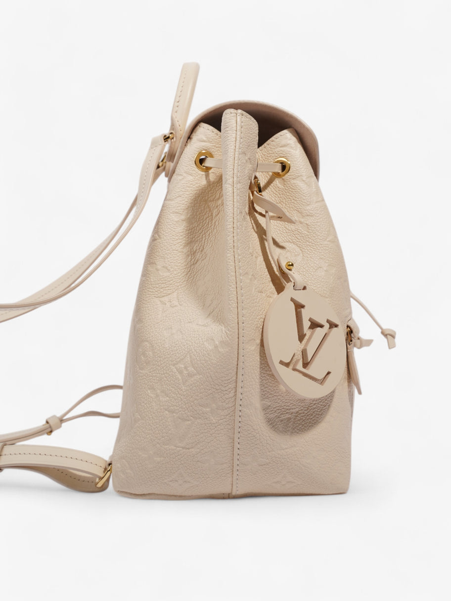 Louis Vuitton Montsouris Backpack Monogram Empreinte / Beige Empreinte Leather Image 5