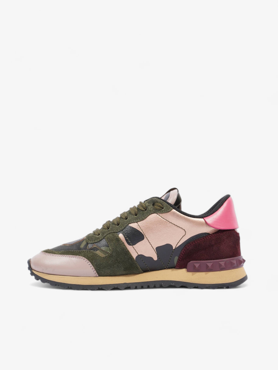 Valentino Rockrunner Khaki / Pink Suede EU 36 UK 3 Image 3