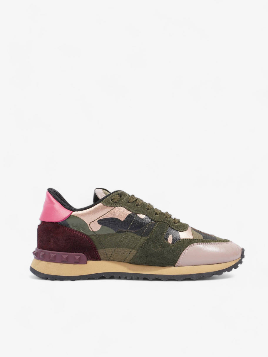 Valentino Rockrunner Khaki / Pink Suede EU 36 UK 3 Image 4