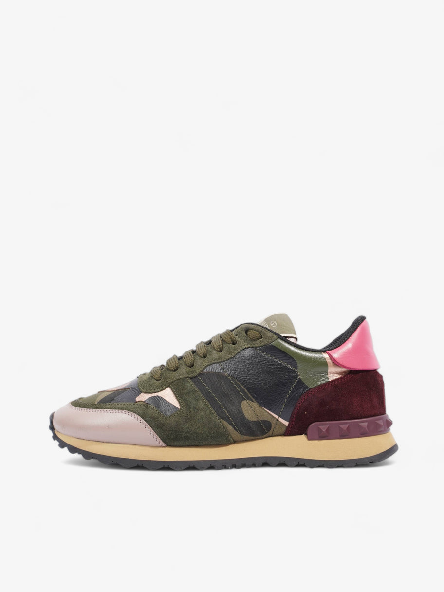 Valentino Rockrunner Khaki / Pink Suede EU 36 UK 3 Image 5