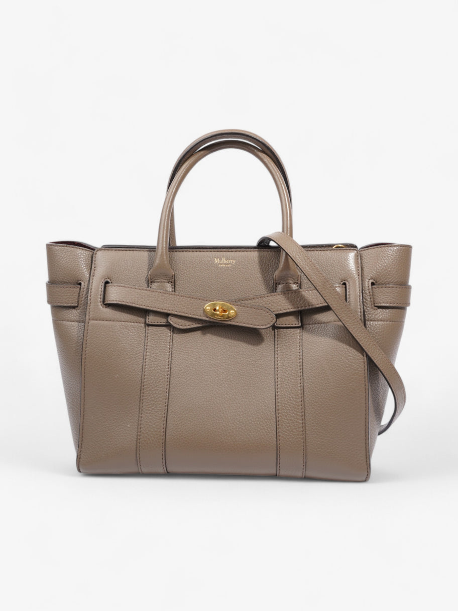 Mulberry Bayswater Taupe Grained Leather Small Image 1