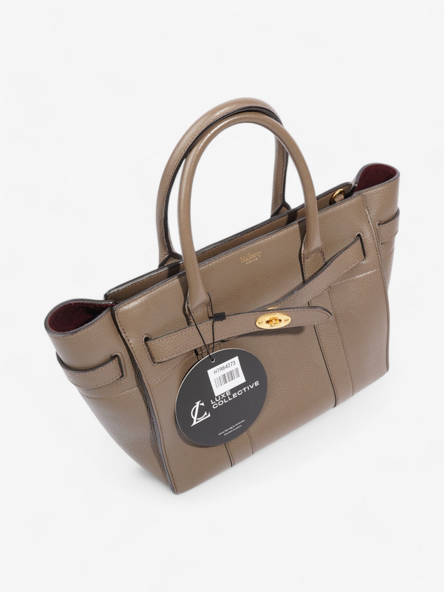 Mulberry Bayswater Taupe Grained Leather Small Image 9