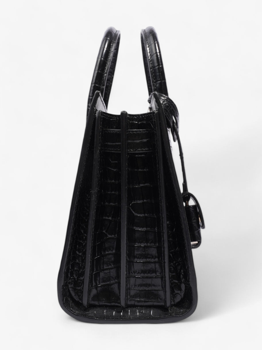 Saint Laurent Sac De Jour Black Embossed Leather Nano Image 5