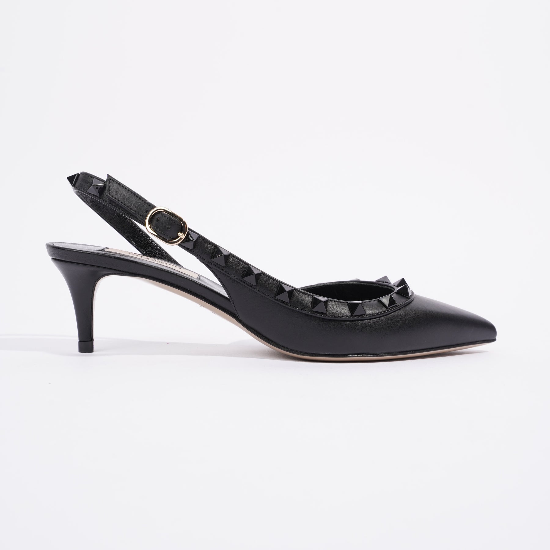 Valentino rockstud shop slingback black