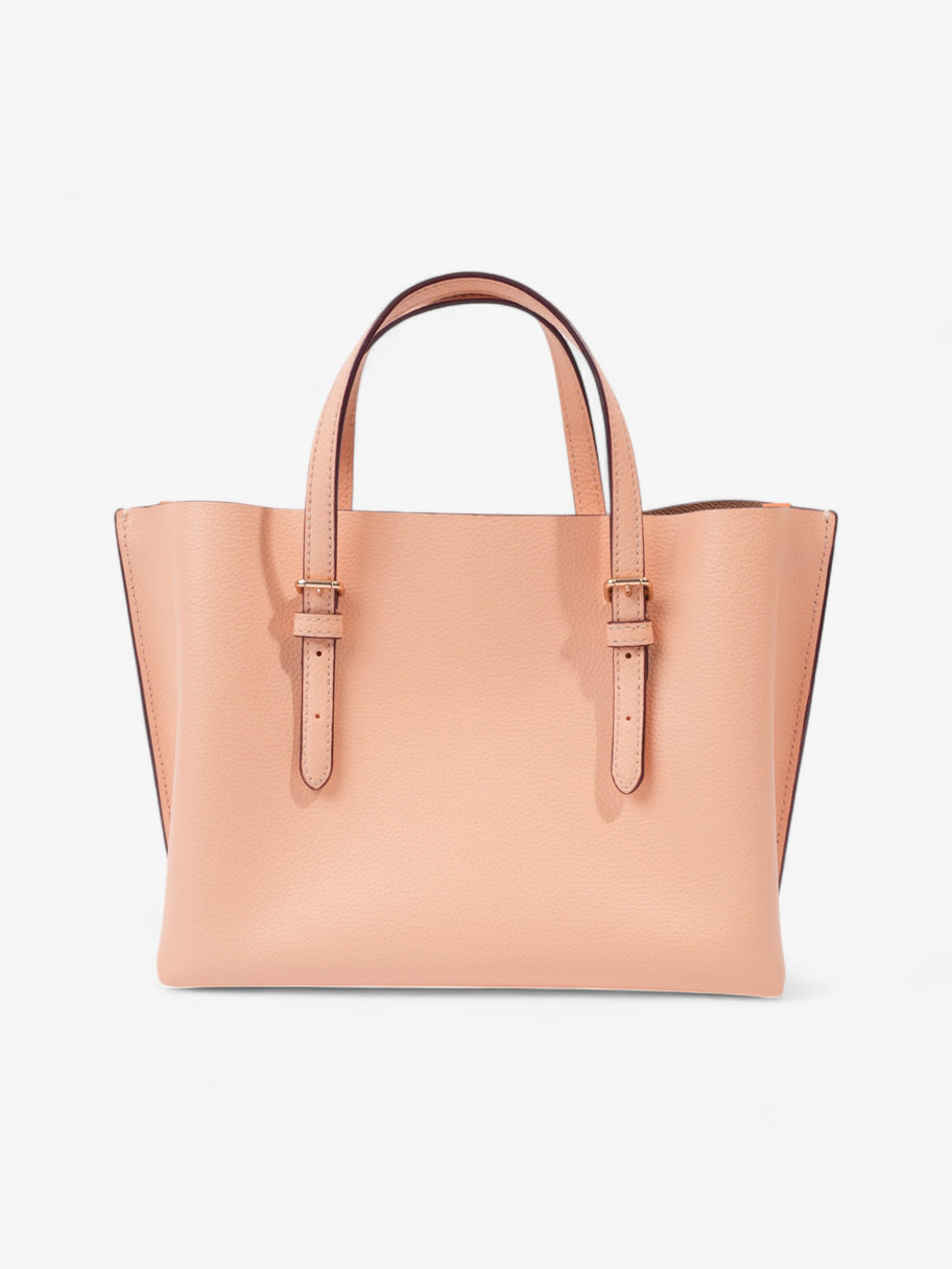 Coach Mollie Tote Pink Nude Grained Leather 25 Image 4