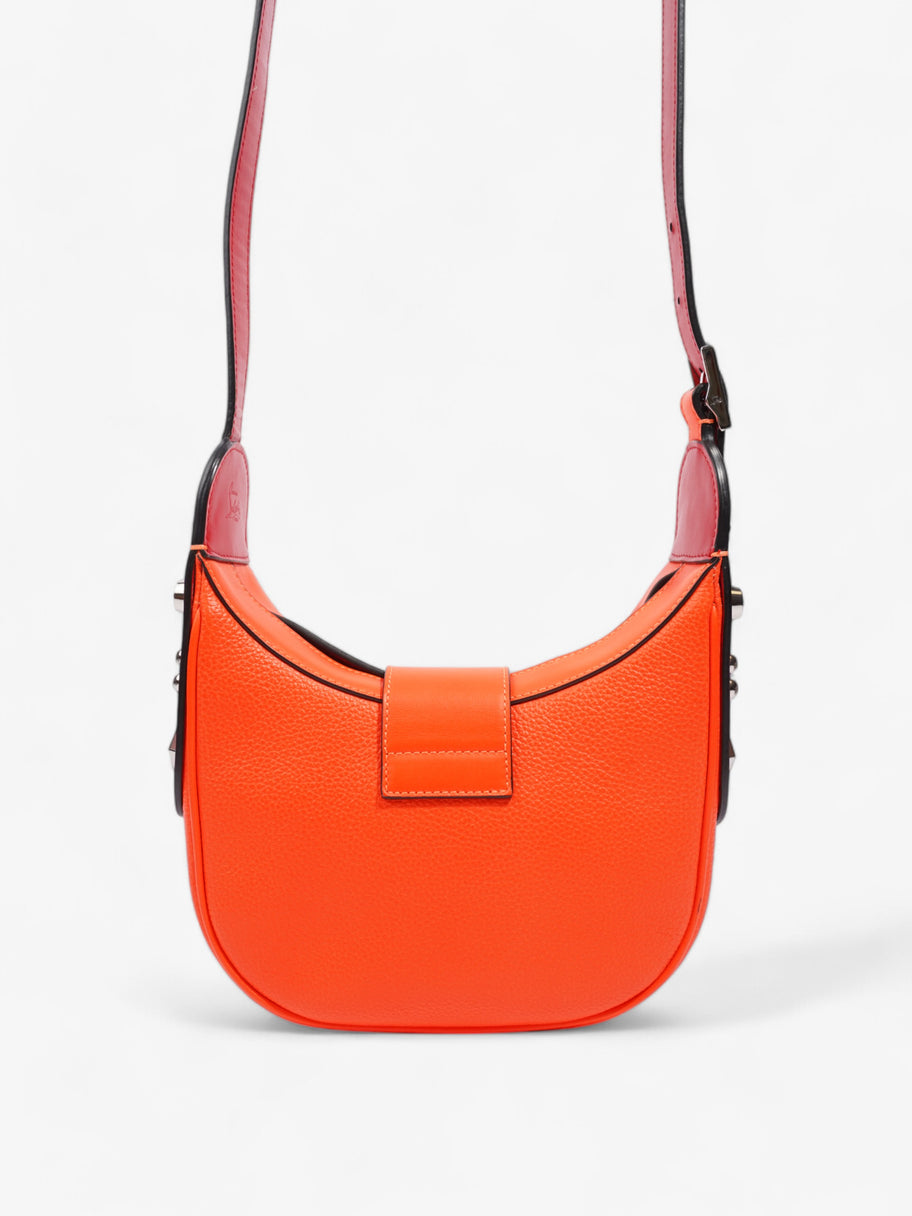 Christian Louboutin Carasky Neon Orange Leather Mini Image 4