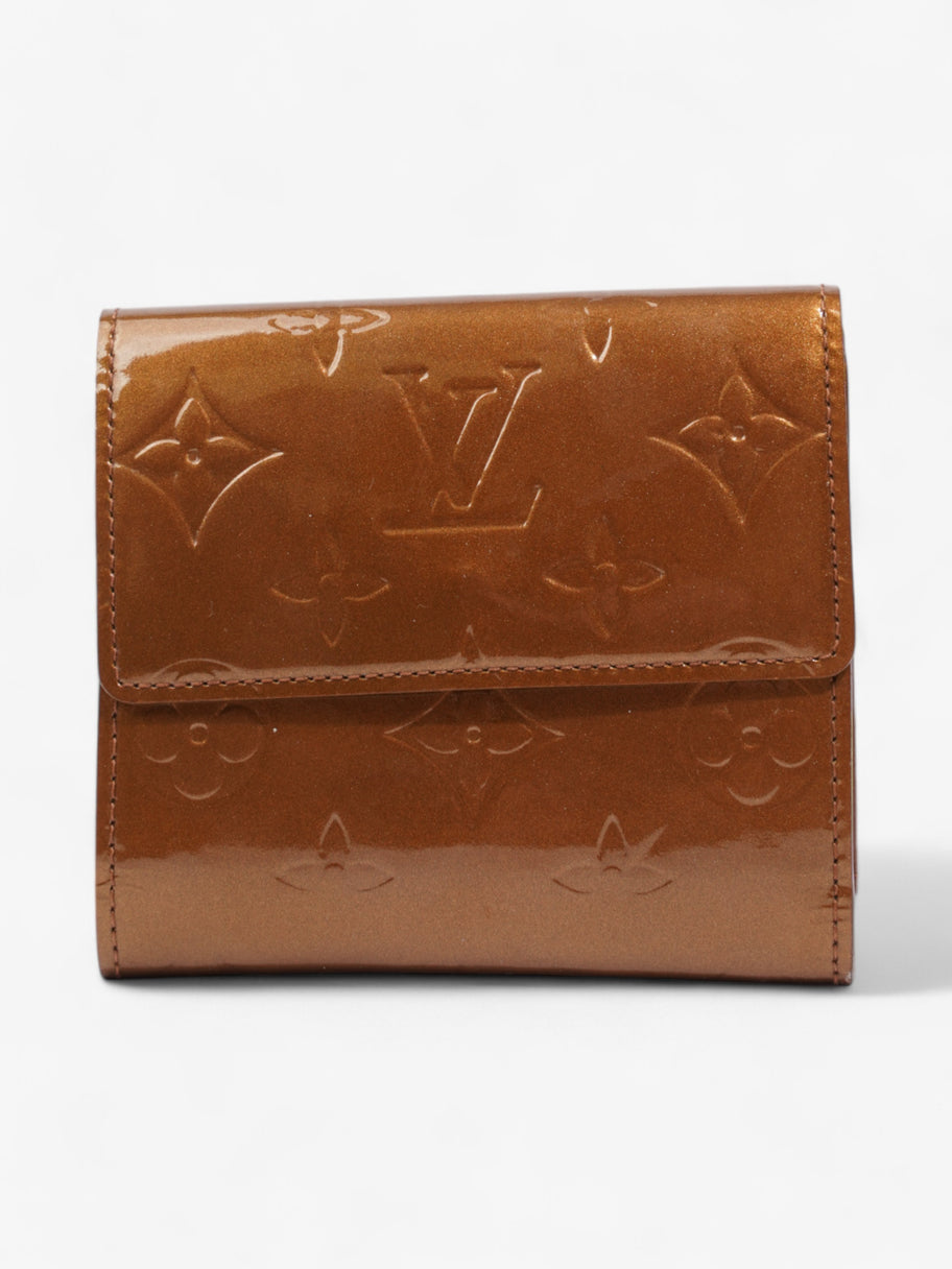 Louis Vuitton Elise Wallet Monogram Vernis / Bronze Vernis Leather Image 6