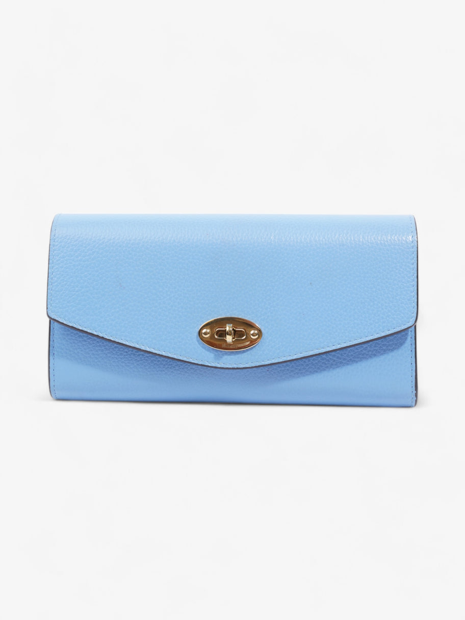 Mulberry Darley Wallet Blue Leather Small Image 1